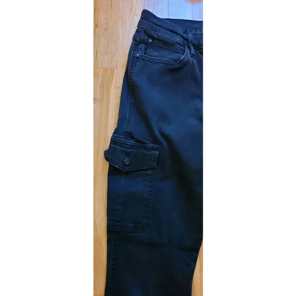 Mother The Charmer Cargo Skinny Jeans Size 28 Not Guilty Baddie Grunge Goth